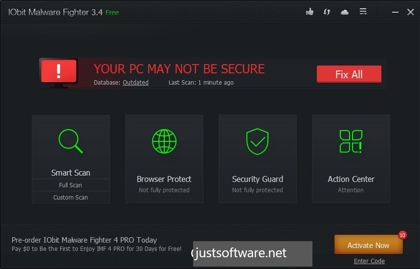 IObit Malware Fighter 8.7.0.827 Pro Crack + License Key Download